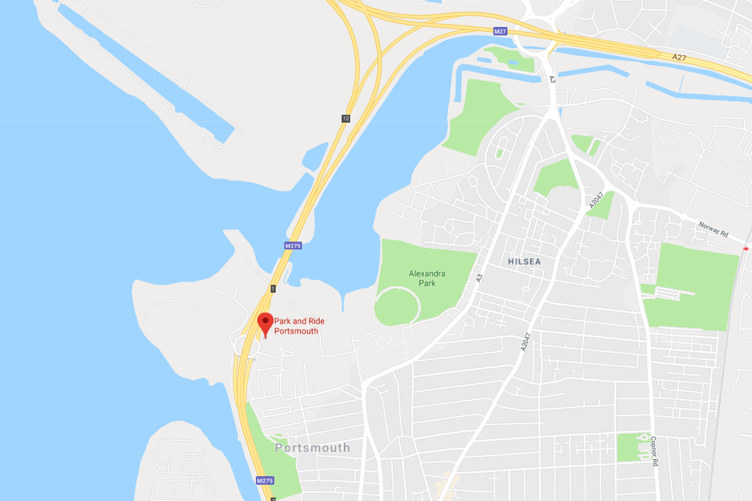 Portsmouth Park and Ride location