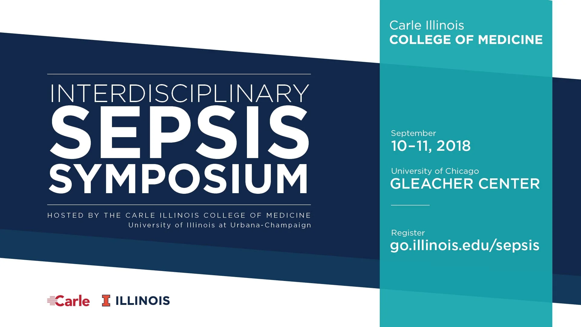 Interdisciplinary Sepsis Symposium in Chicago on September 10th and 11th, 2018