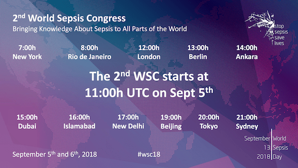 2nd World Sepsis Congress Starts Today – How to Join