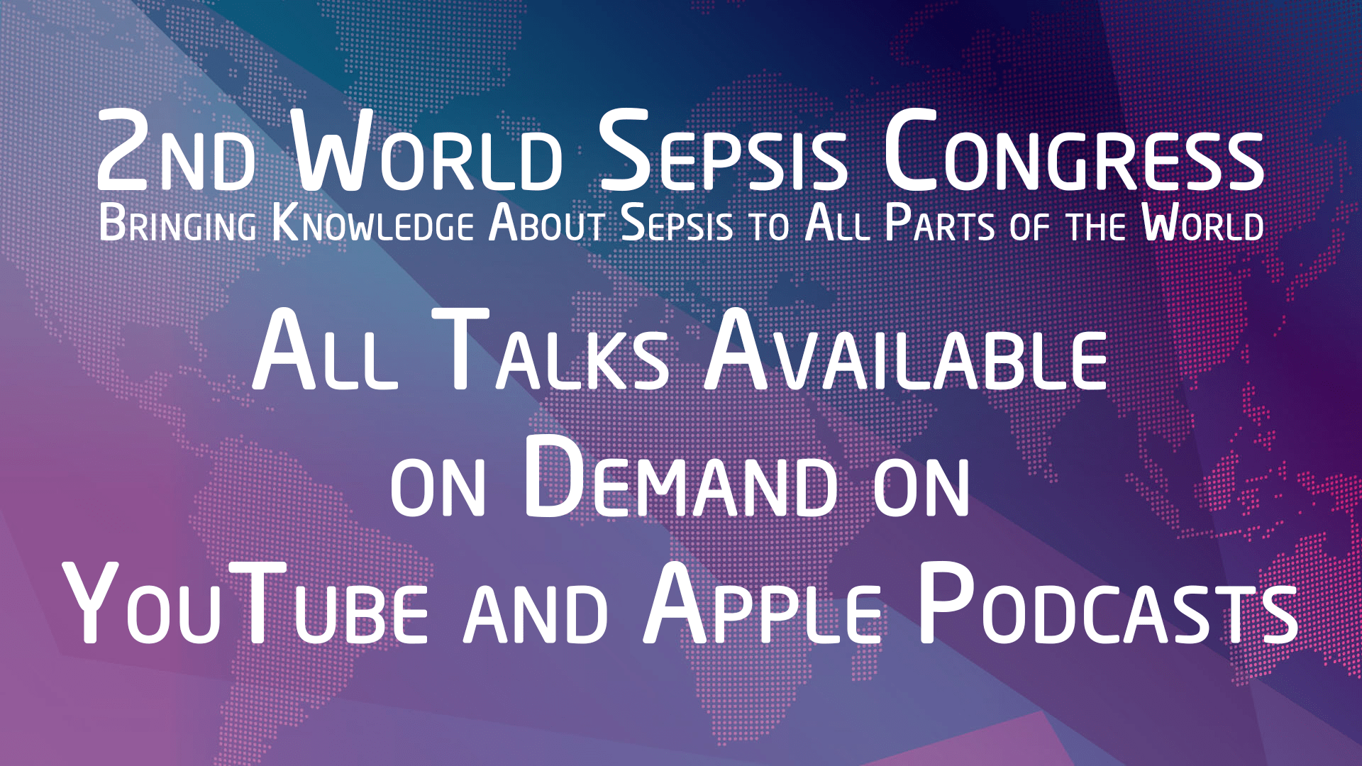 Release Schedule 2nd World Sepsis Congress