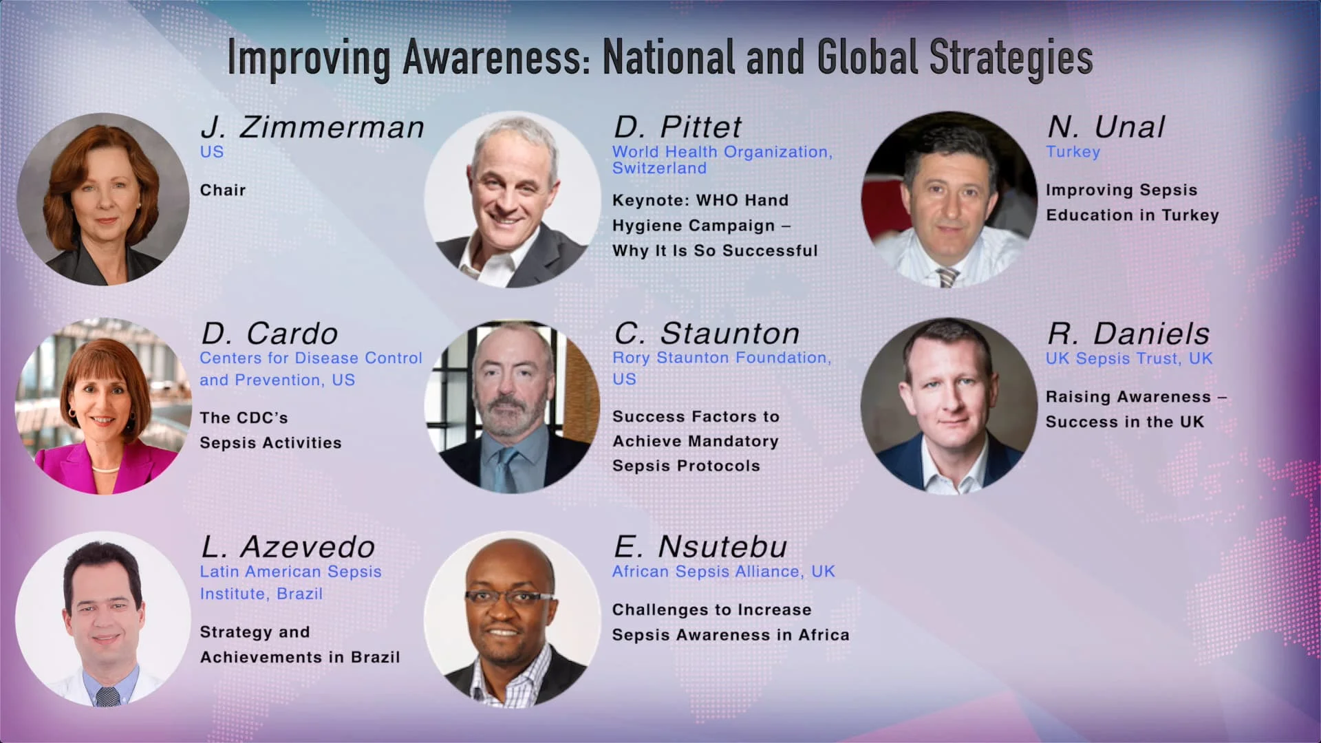 2nd WSC – Improving Awareness: National and Global Strategies (Session 15)