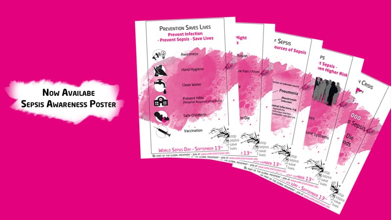 Sepsis Awareness Posters - Now Available as a Free Download in WSD Toolkit Section