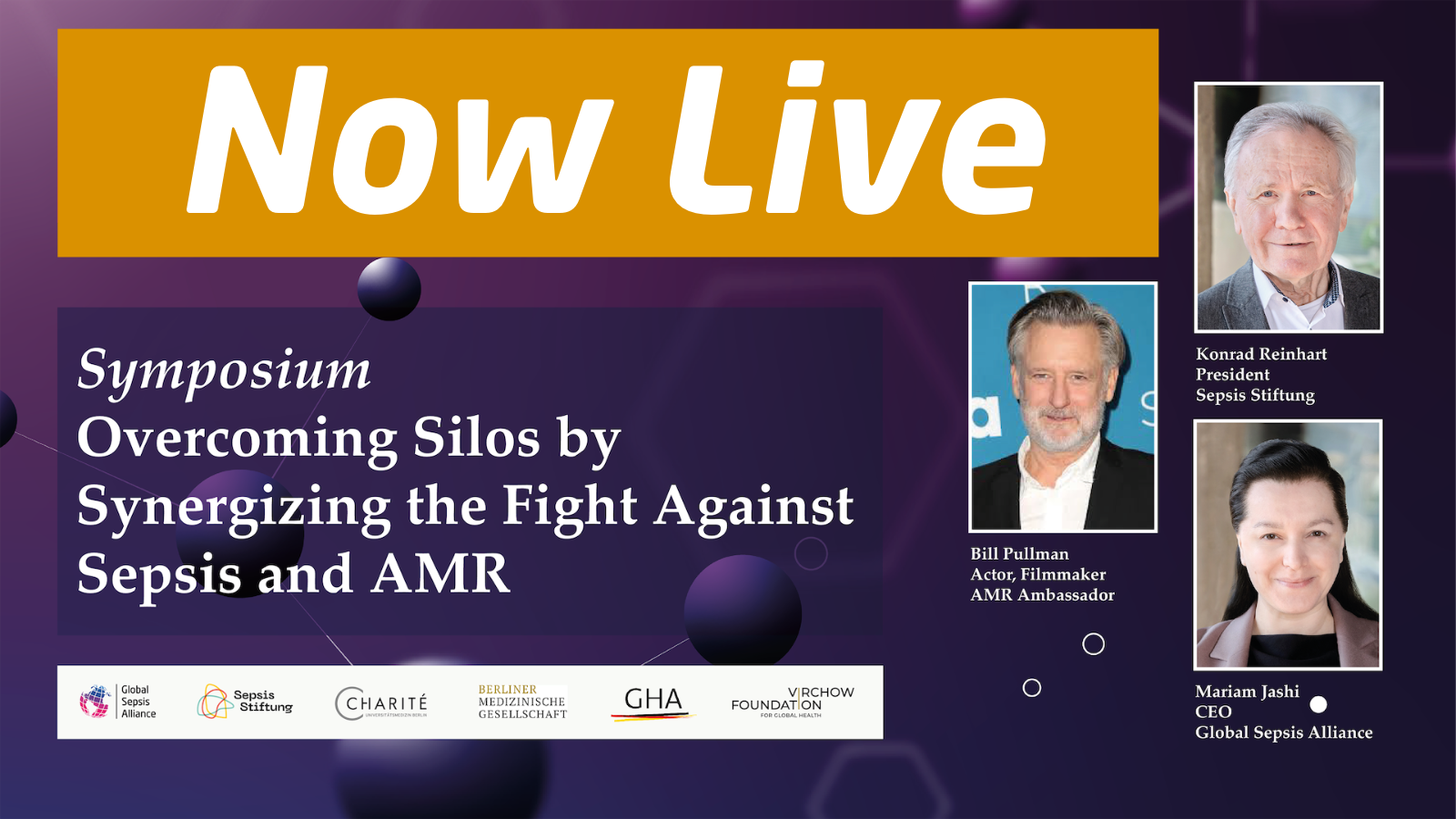 Recording Now Available: Symposium “Overcoming Silos by Synergizing the Fight Against Sepsis and AMR"