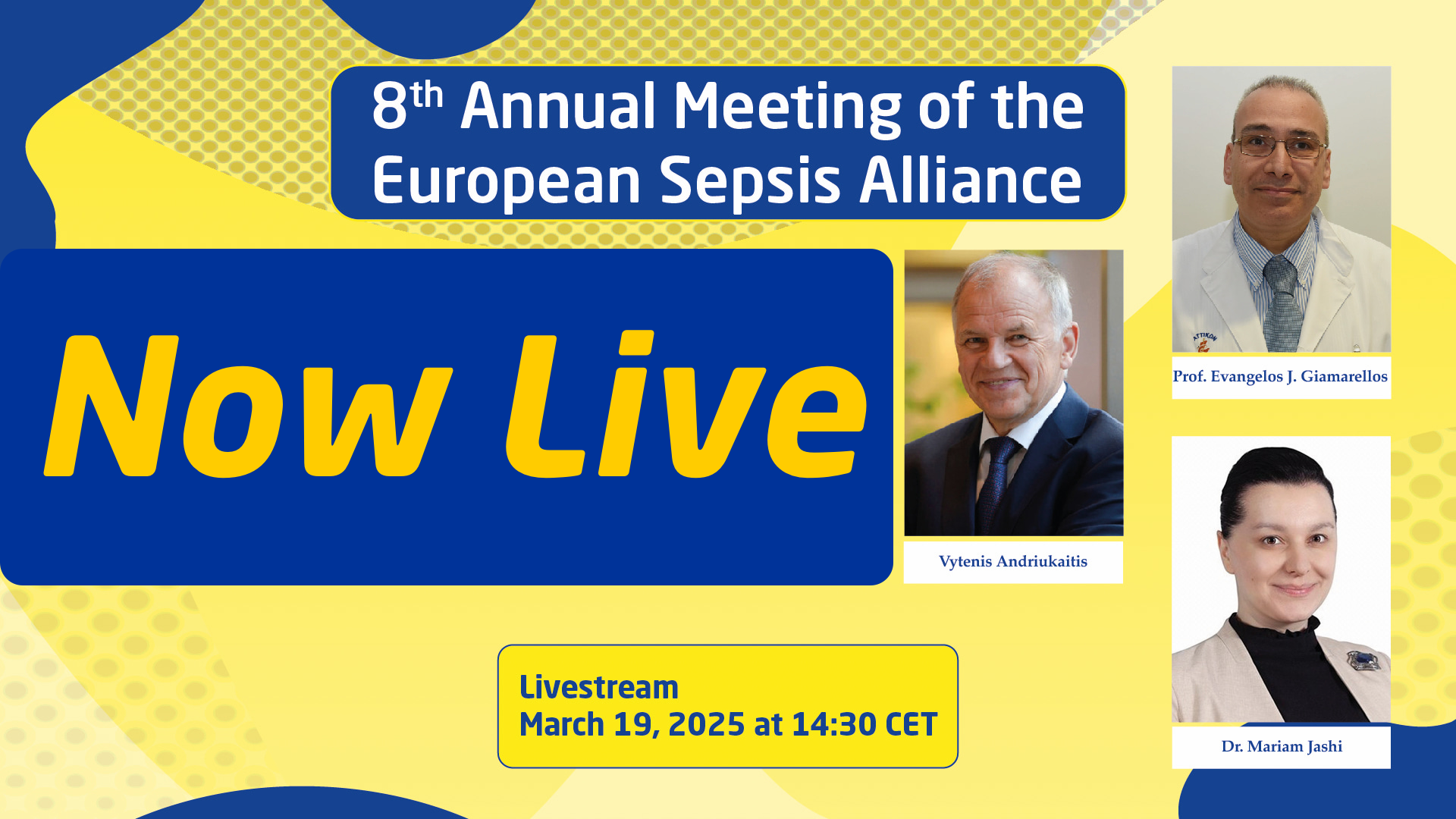 Now Live from the European Parliament in Brussels: 8th Annual Meeting of the European Sepsis Alliance
