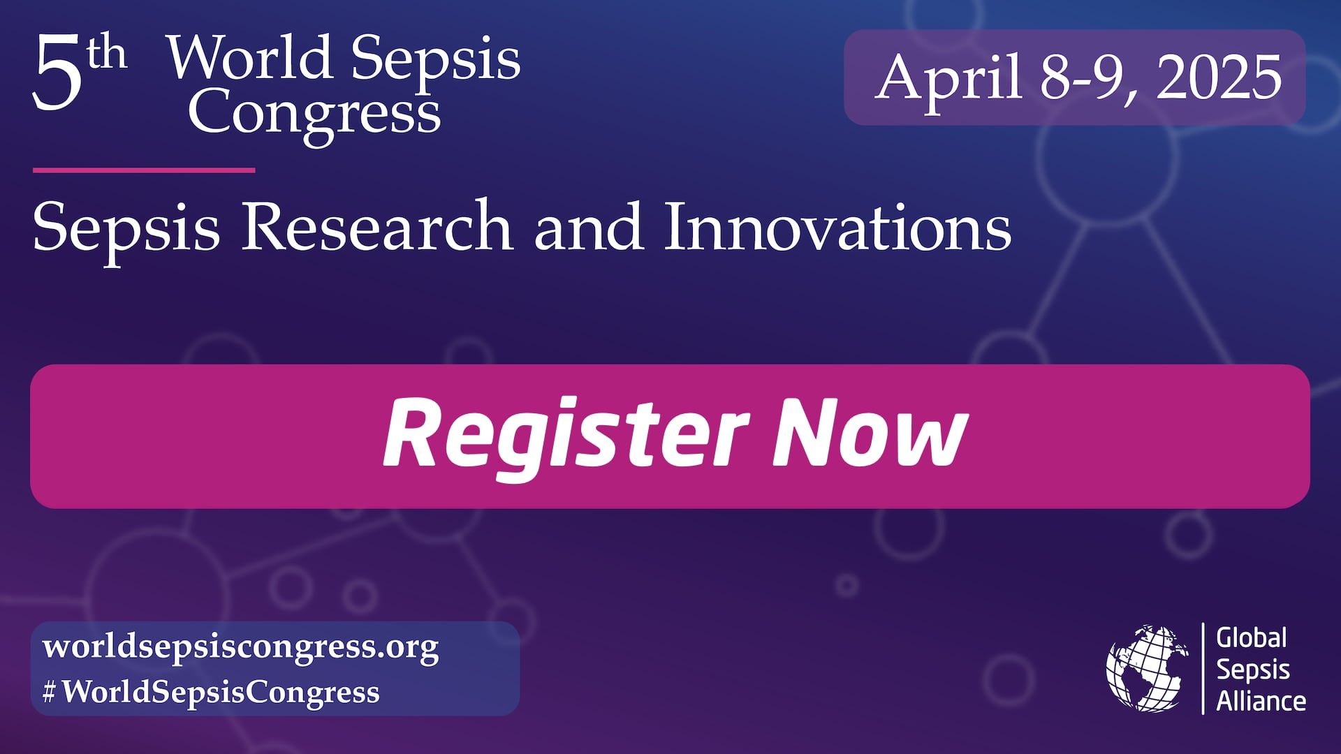 Register Now for the 5th World Sepsis Congress – Streaming For Free Next Week