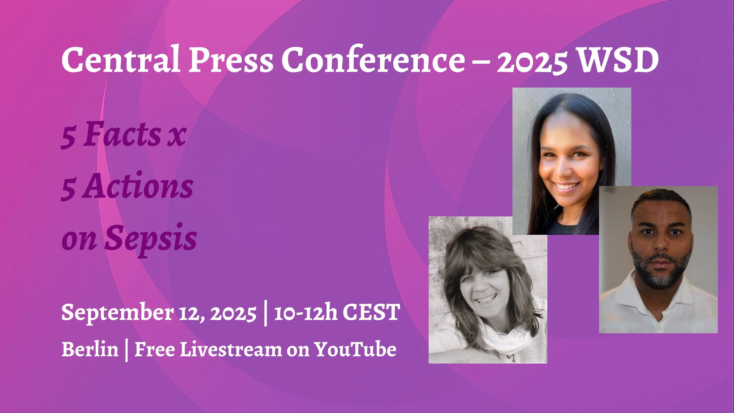Invitation to the Central Press Conference in Berlin – 2025 World Sepsis Day