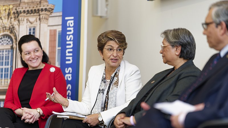 GSA CEO Dr. Mariam Jashi at the 2025 Virchow Prize Lecture