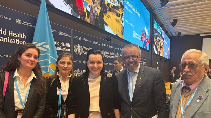 Dr. Mariam Jashi at the 158th Session of the WHO Executive Board