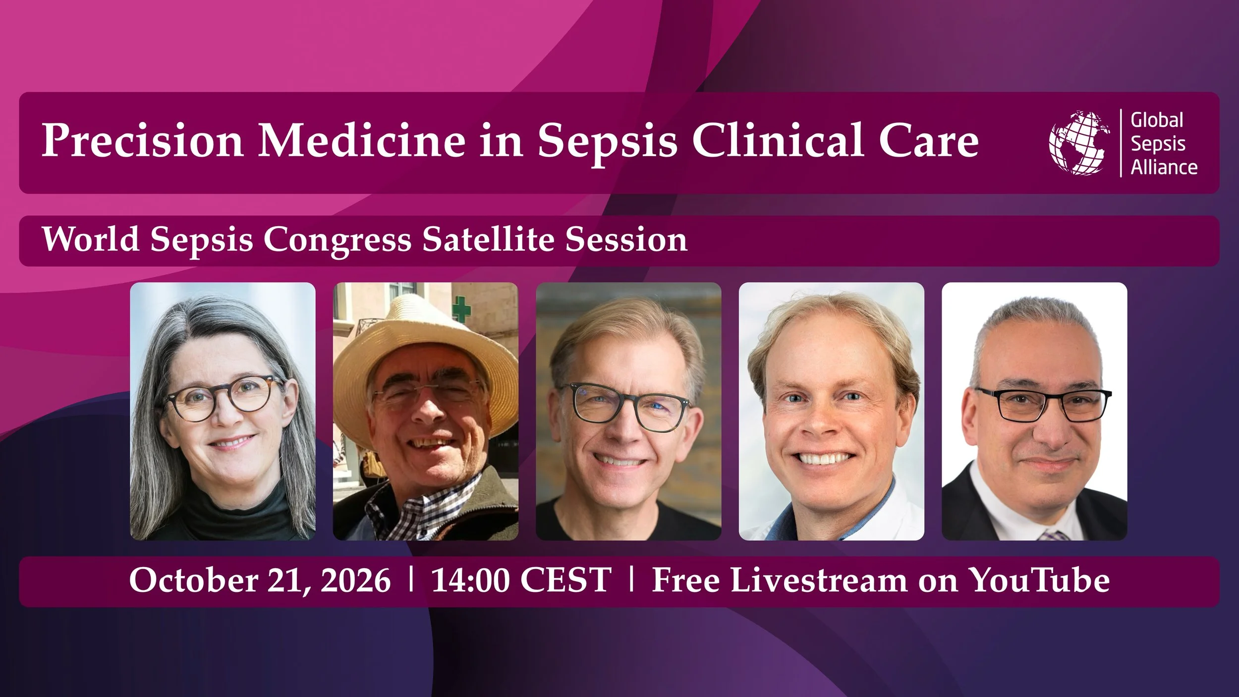 Precision Medicine in Sepsis Clinical Care – WSC Satellite Session – October 21