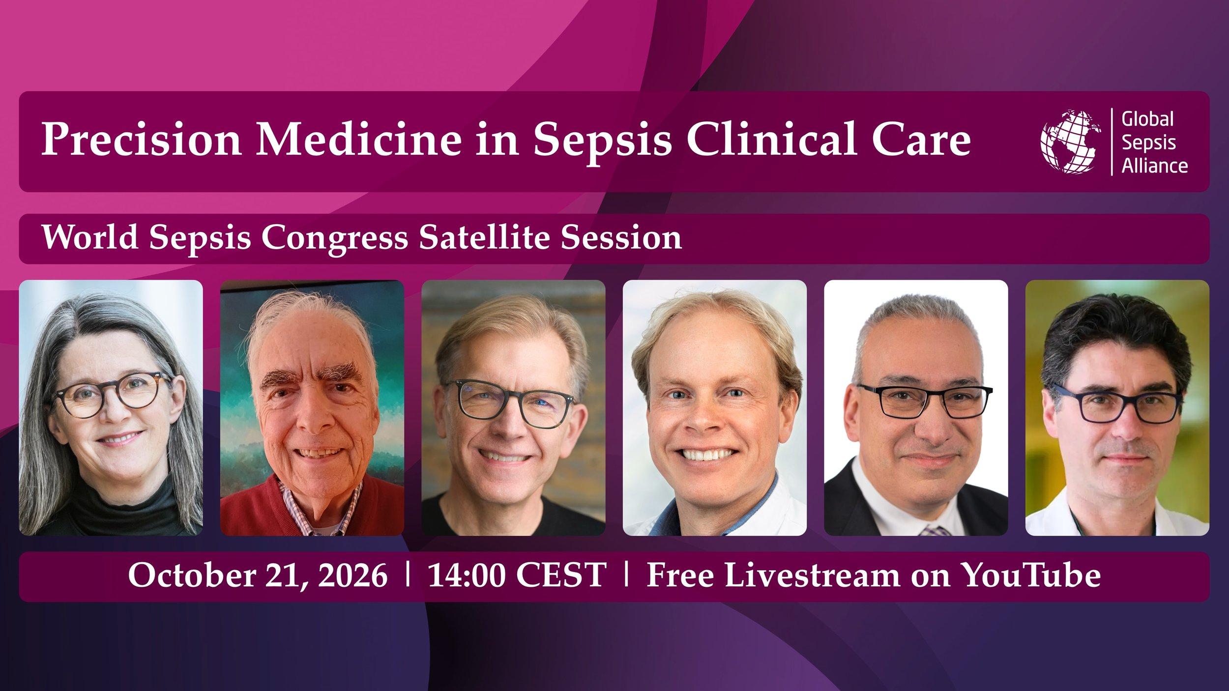Precision Medicine in Sepsis Clinical Care – WSC Satellite Session – October 21