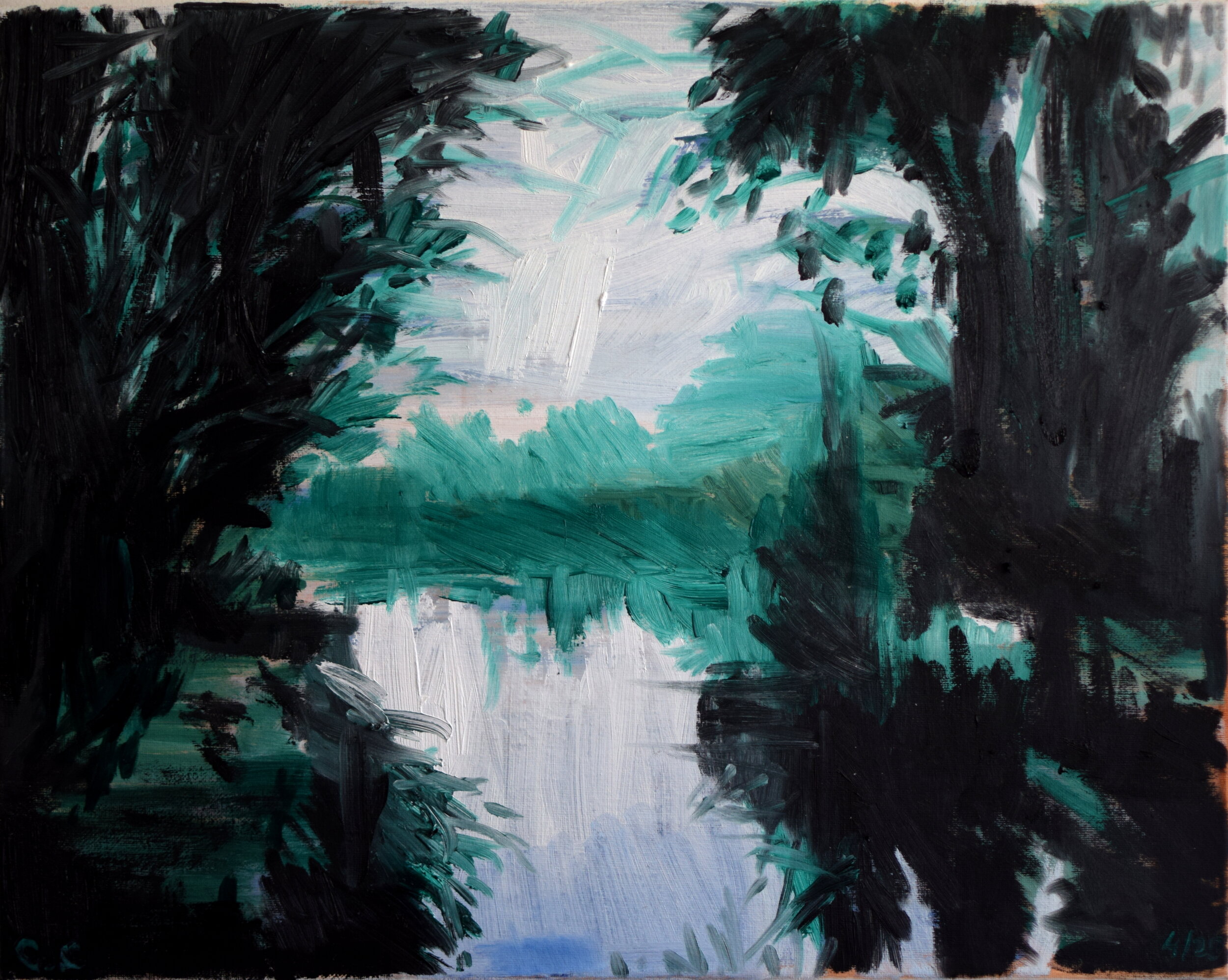 Untitled VIII (April 2020), Oil on Canvas, 2020