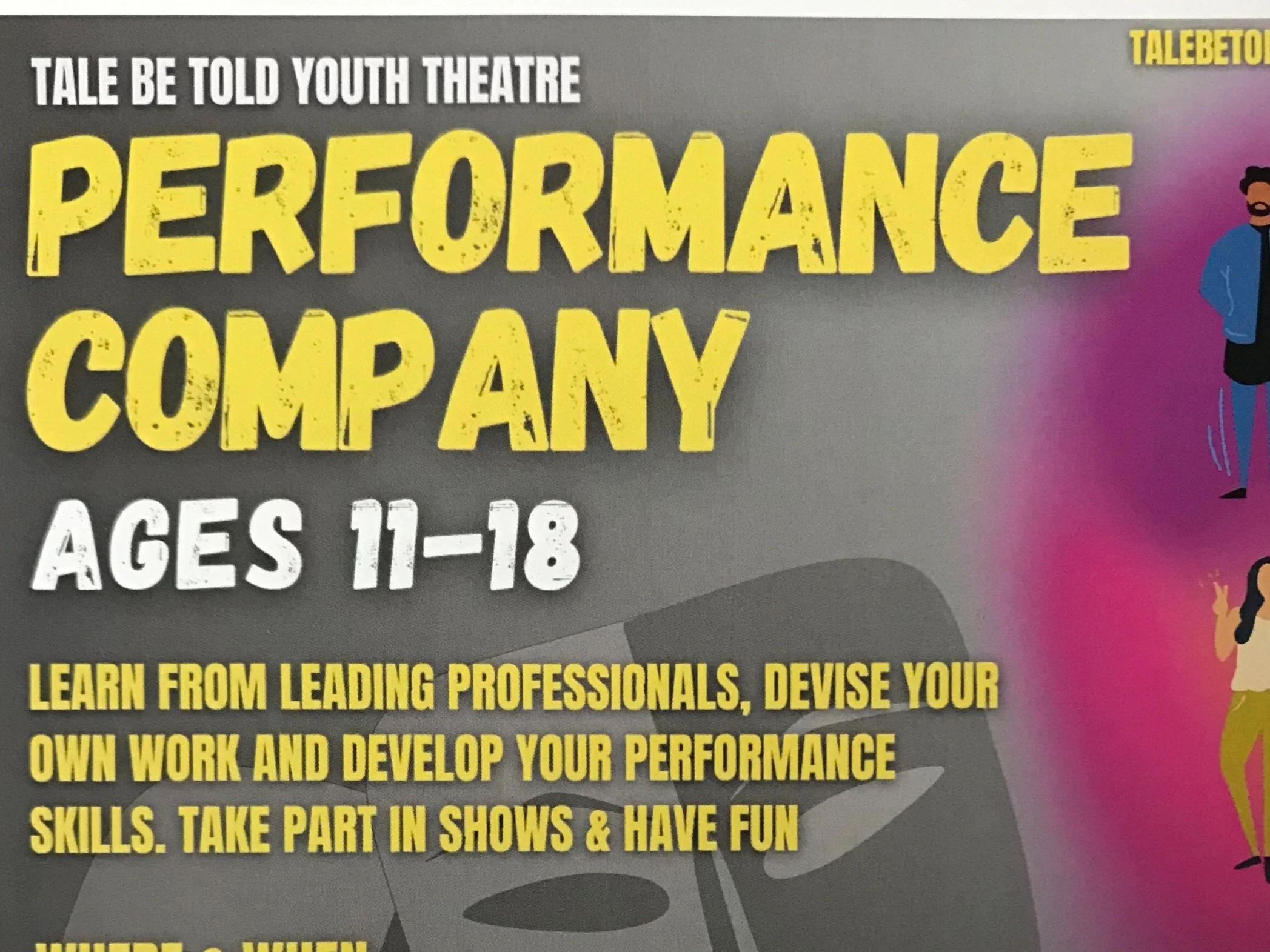 Tale Be Told Youth Theatre: Performance Company