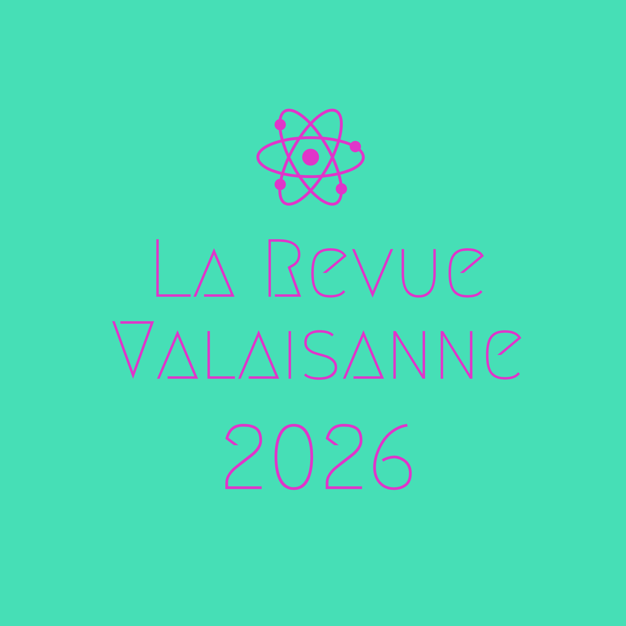 La REVUE VALAISANNE, Pôle Musique, Sion, du 6 novembre au 11 décembre 2026