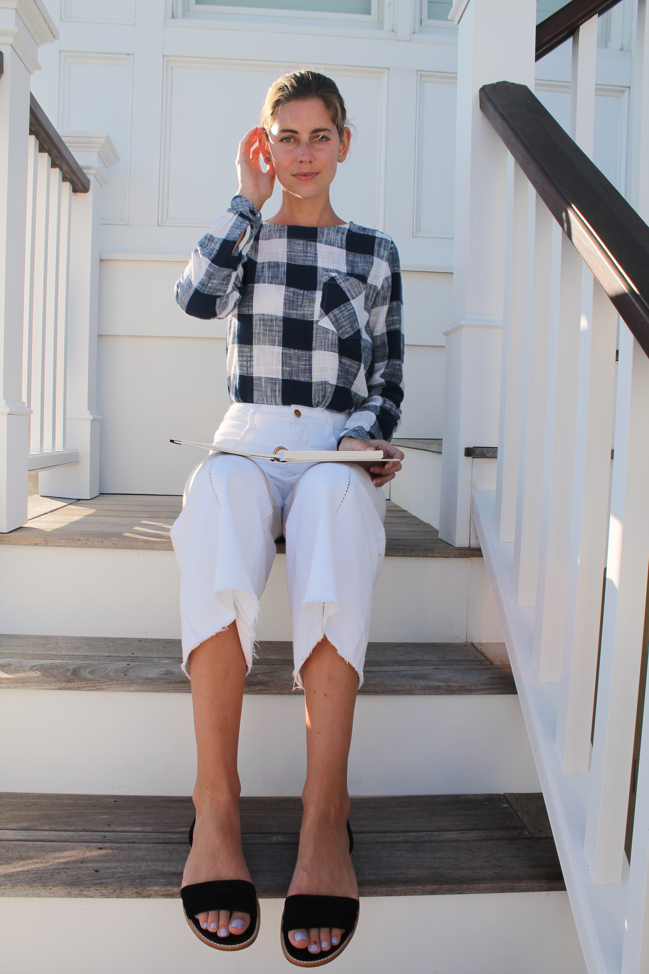 Workwear | Navy and White Checkers 