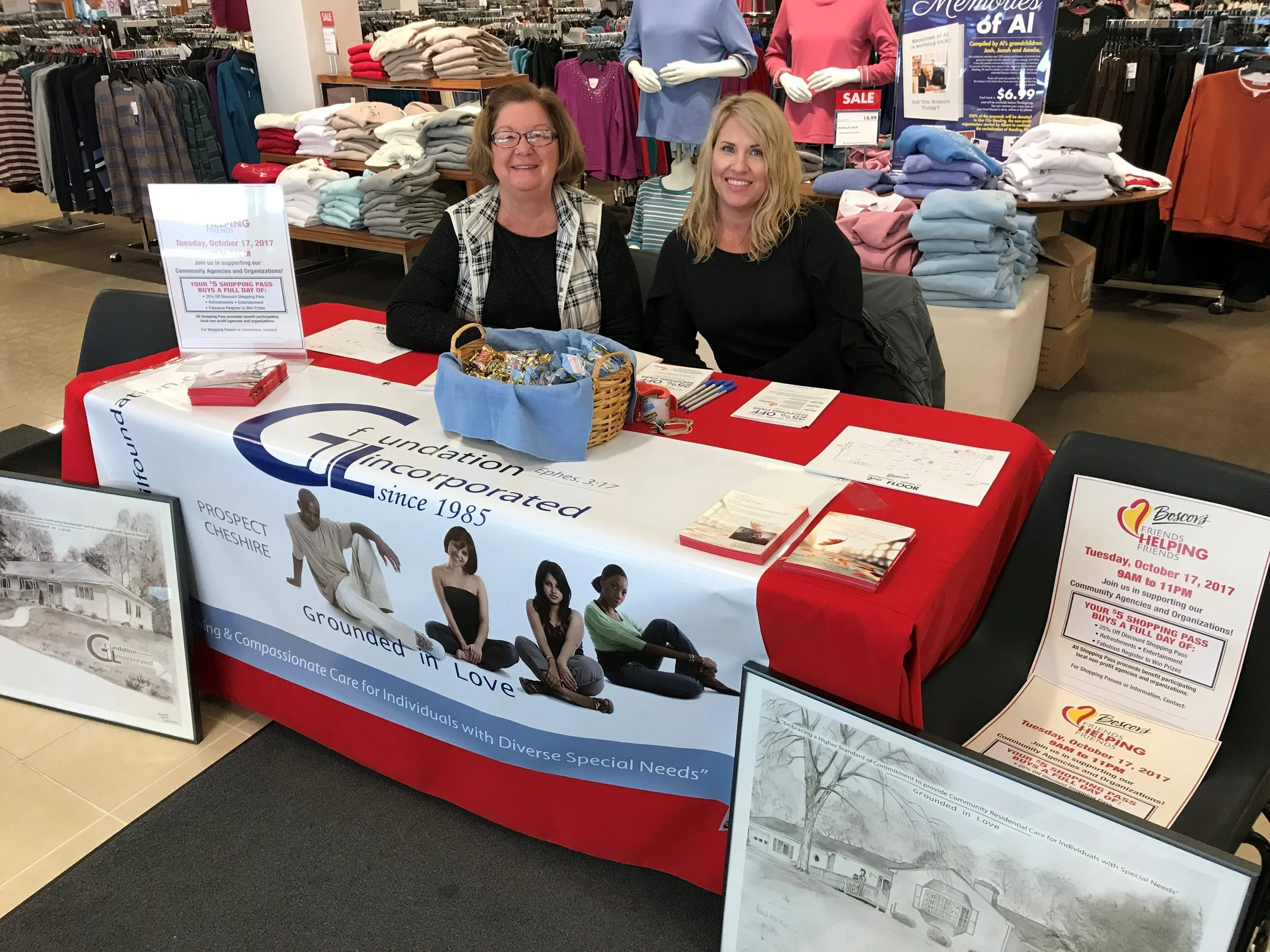 Carrie & Gloria selling lots of passes on event day!