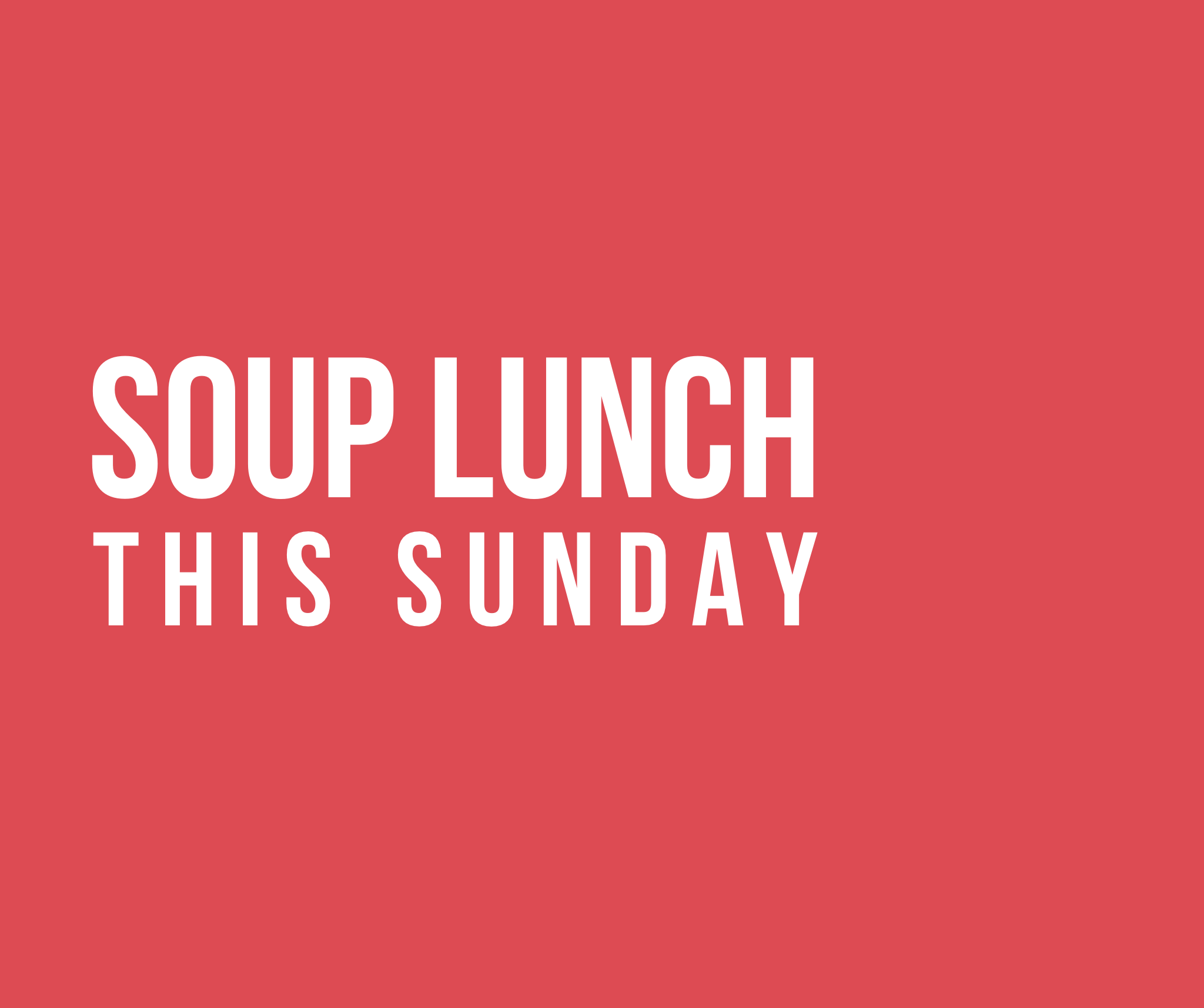 Soup Lunch
