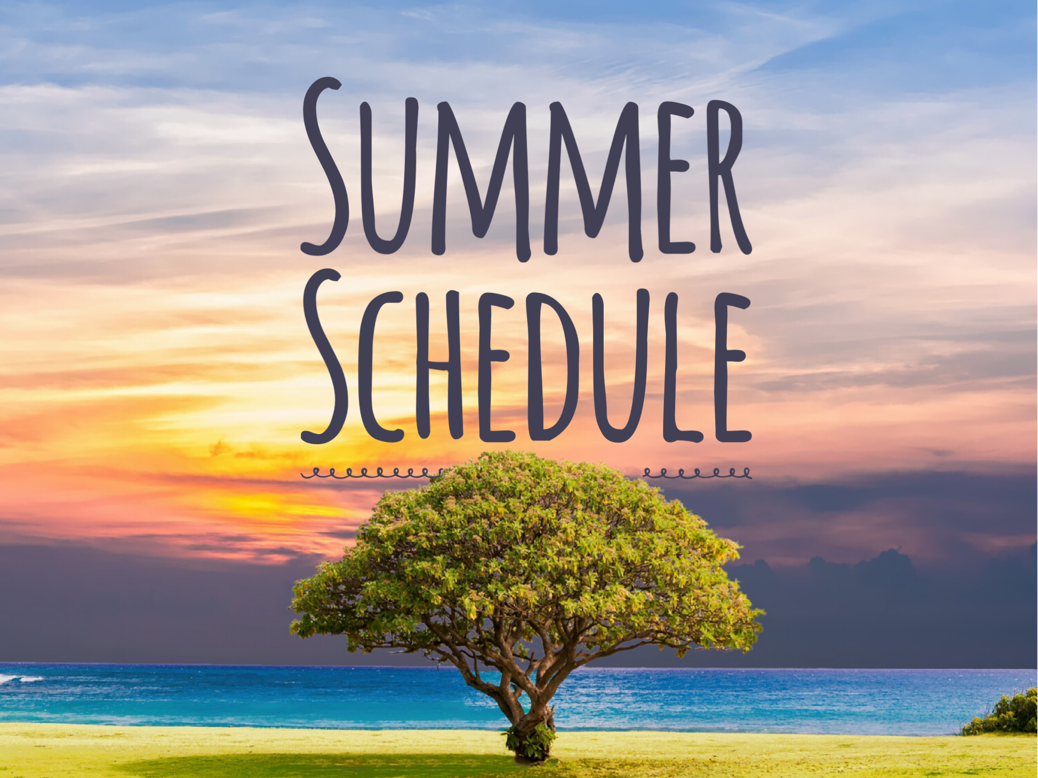 Summer Schedule