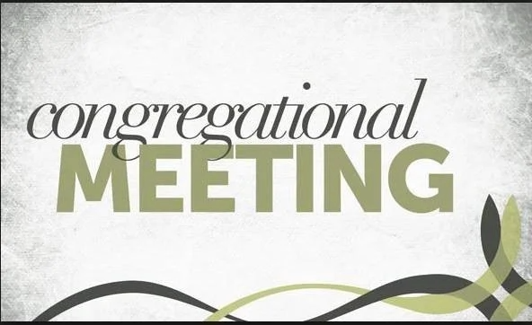 Annual Congregational Meeting and Finger Food Potluck