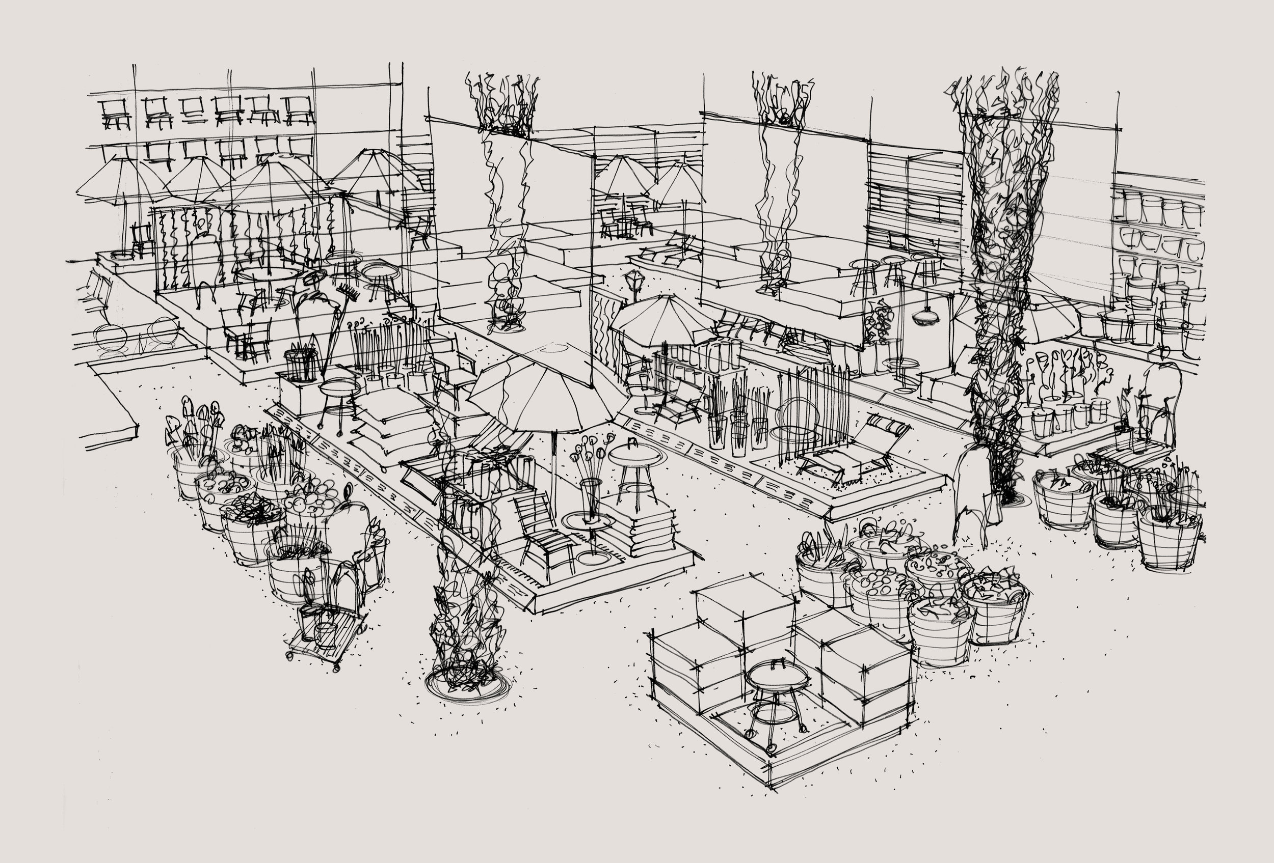 Marks & Spencer (UK) / Assignment at BLINK / Project: Outdoor Living concept in collaboration with Fitch / Role in project: Creative Director