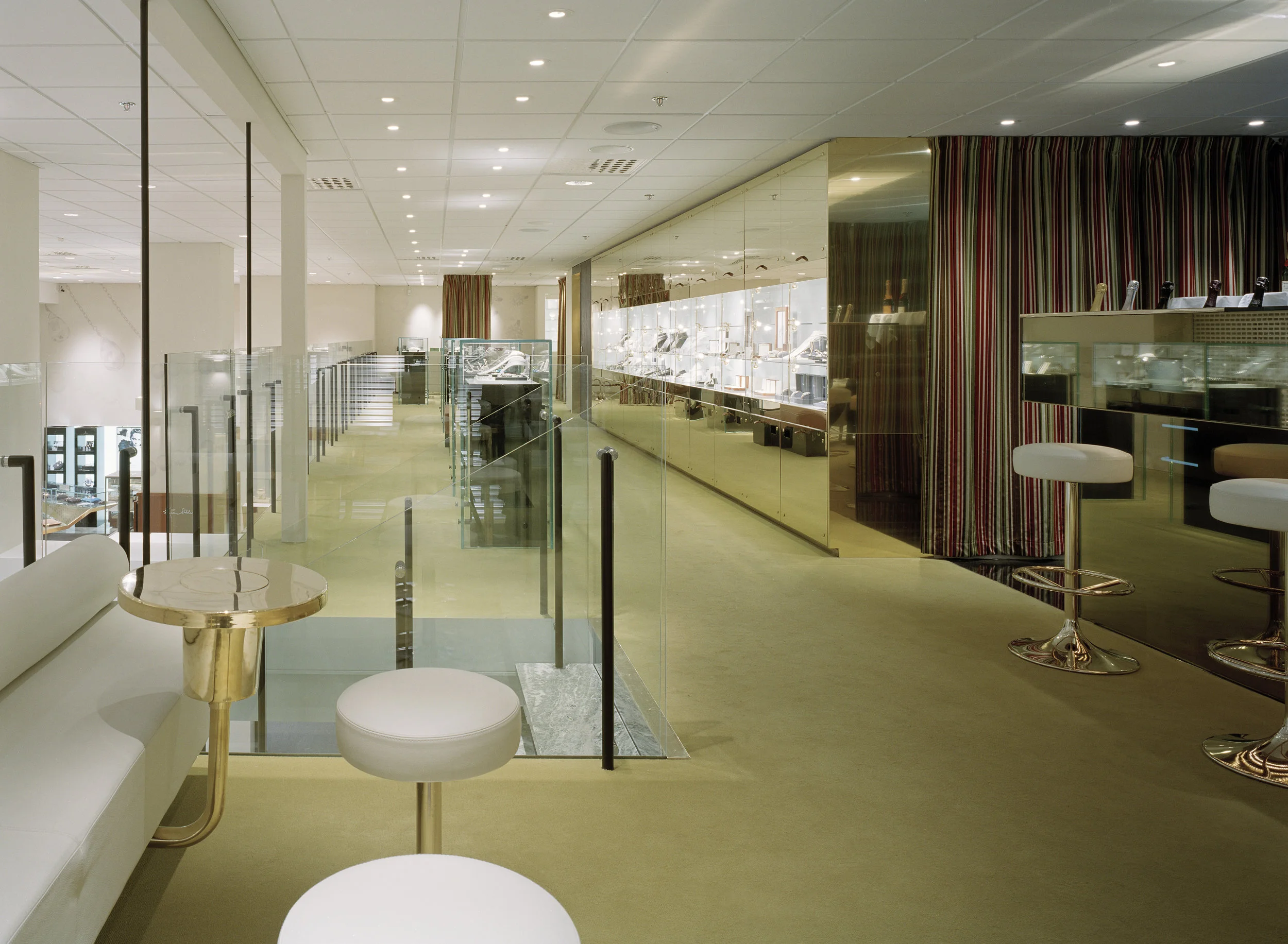 Champagne bar at NK Juvelsalong in Stockholm