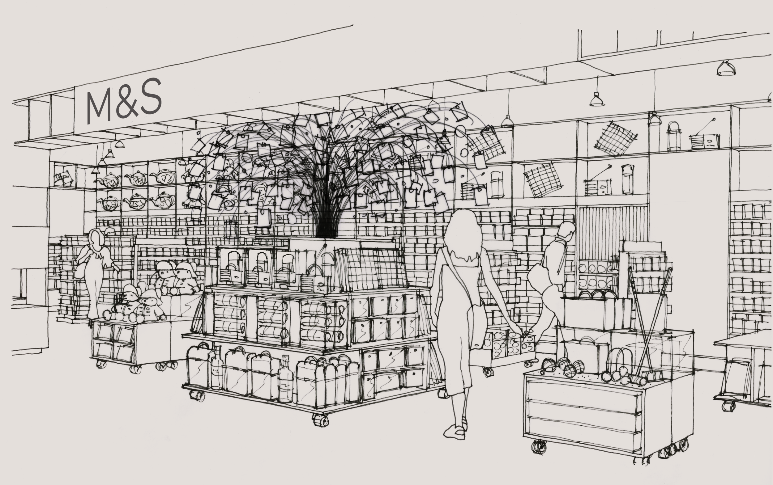 Marks & Spencer (UK) / Assignment at BLINK / Project: Cards & Gifting department / Role in project: Creative Director