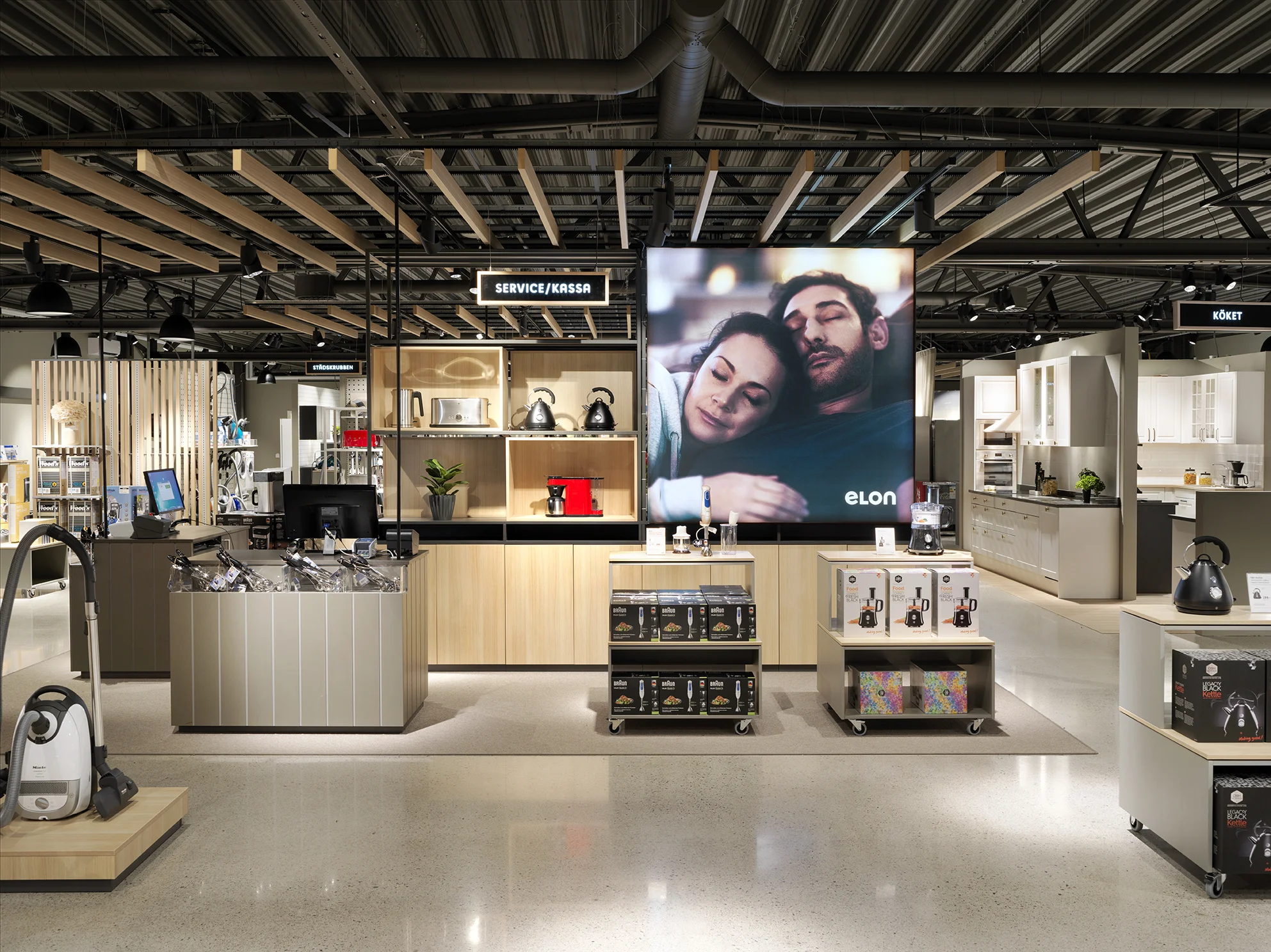 Elon / Project: Retail concept / Role in project: Retail architect in collaboration with Studio Cilla / Brand and in-store communication by 41.