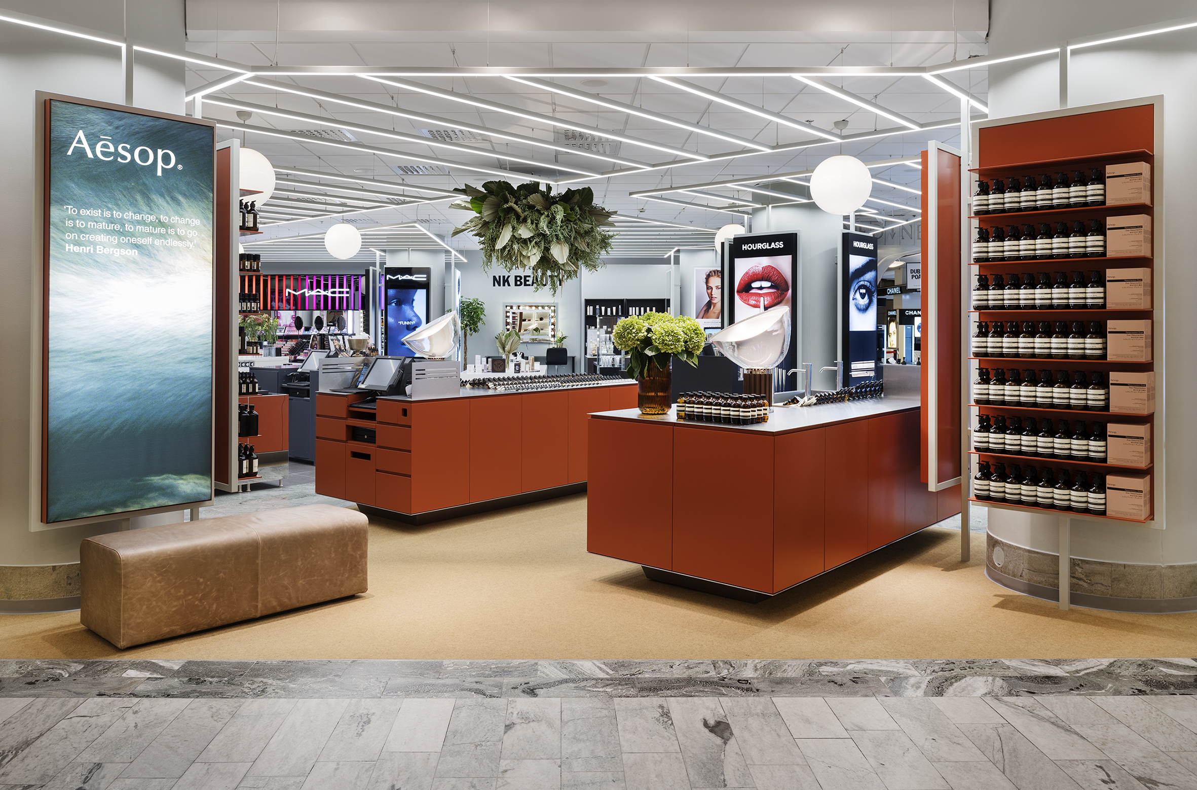 NK Beauty Department retail concept by Studio Peter Lundbergh