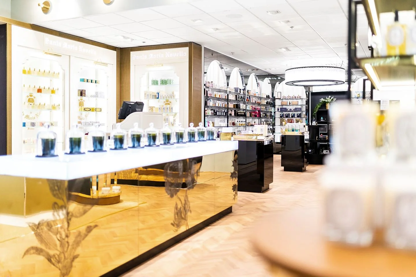NK Beauty, Stockholm. Store design by Studio Peter Lundbergh.