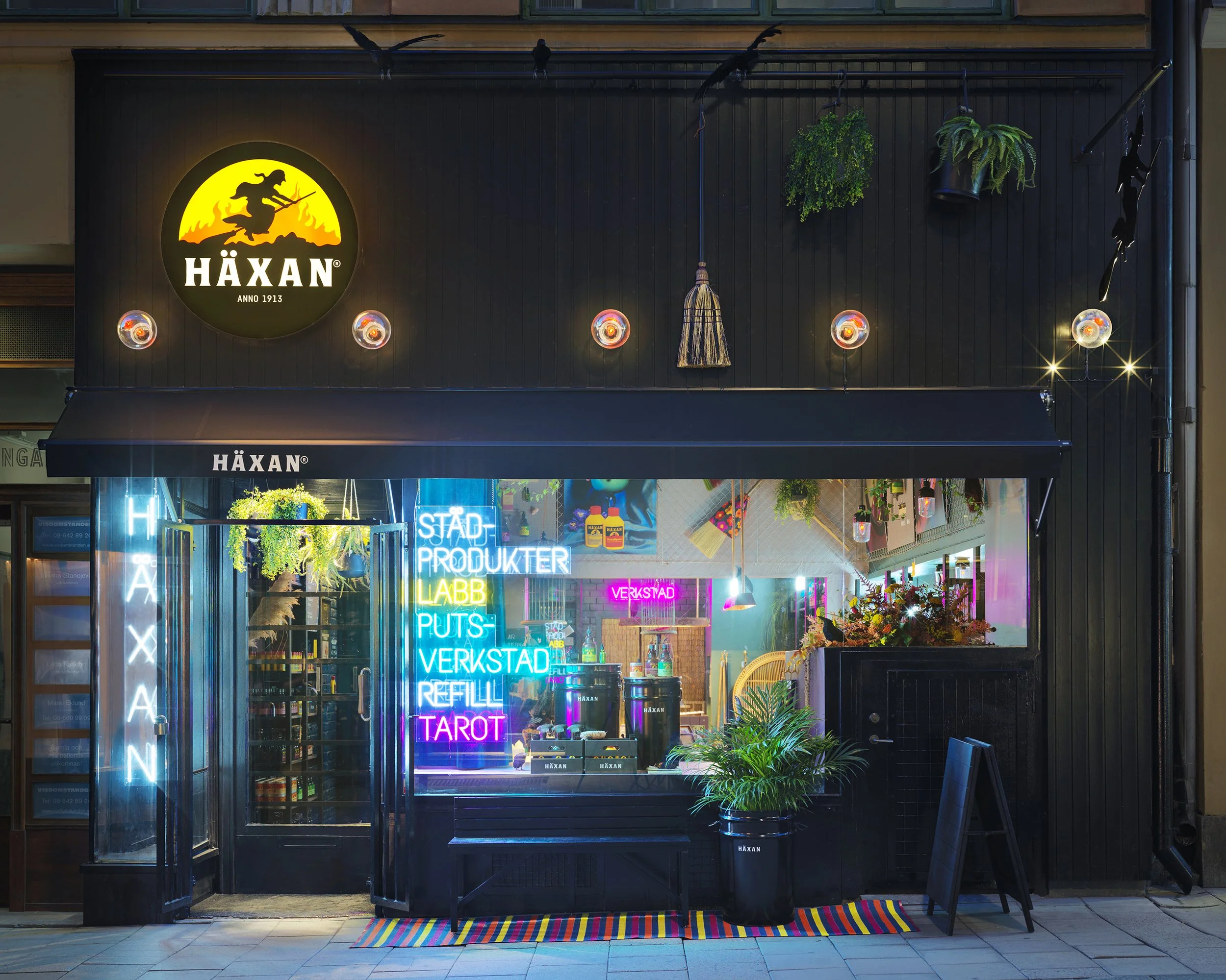 Häxan pop-up store concept by Studio Peter Lundbergh