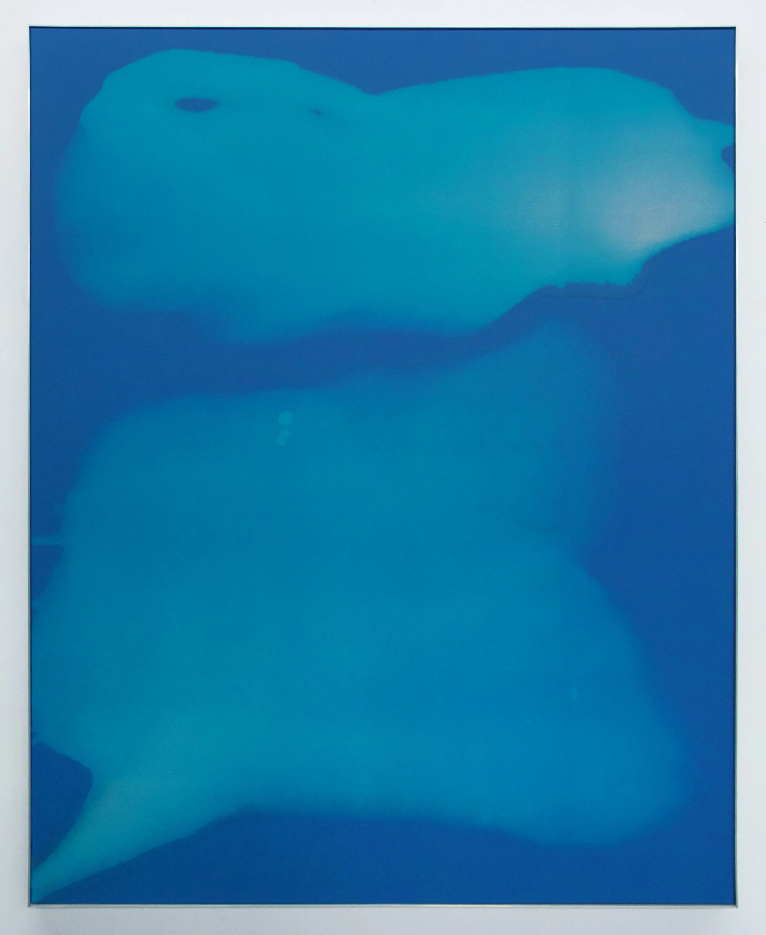 Kasper Sonne TXC104 Industrial paint and chemicals on canvas, in artists aluminum frame 60 x 48 x 2 in(152.4 x 121.9 x 5.1 cm)