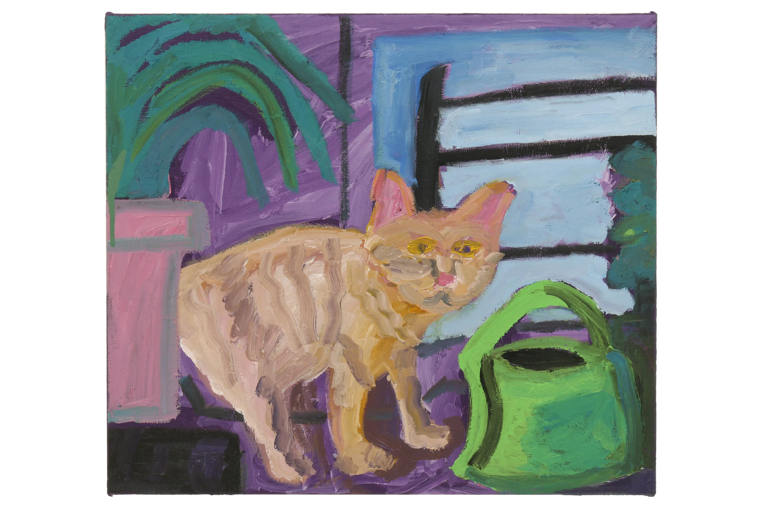 Jennifer Sullivan On Edge Oil on linen 16 x 18 in (40.6 x 45.7 cm)