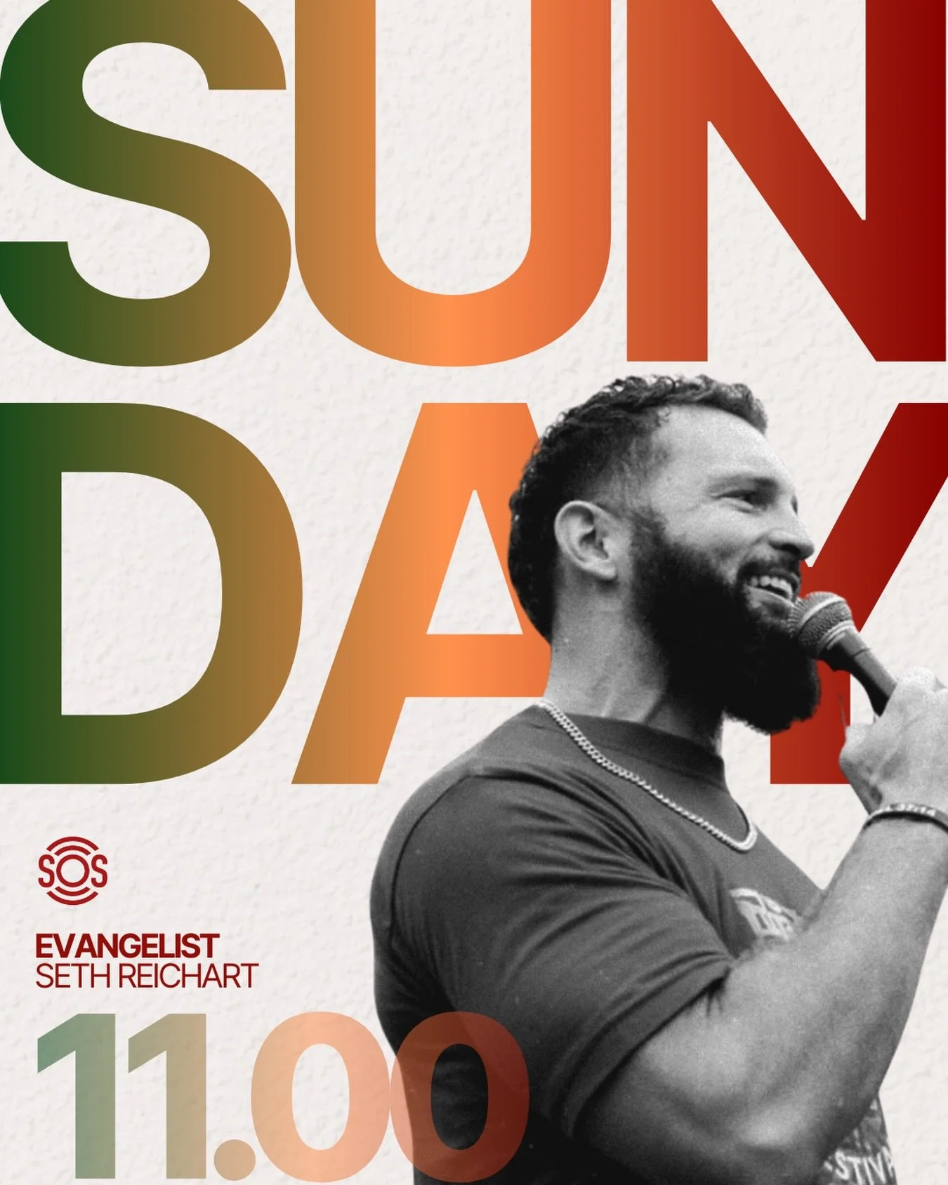 SETH REICHART IS IN TOWN! ❤️ @sethreichart 

See you tomorrow for our one service at 11.00! Get ready to have your heart moved! 💪🏻🌟