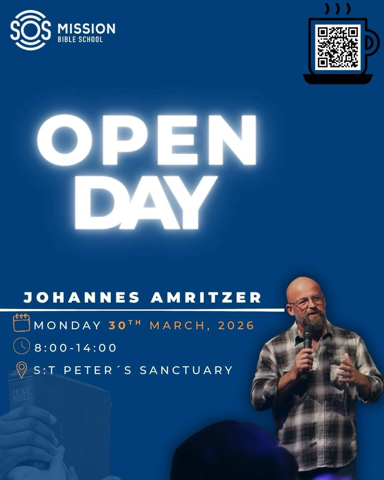You&rsquo;re invited to our Open Day! ✨ 
.
.
.
.
.
.

Come and experience what a day at Bible school is really like. 

We&rsquo;d love to see you there!
