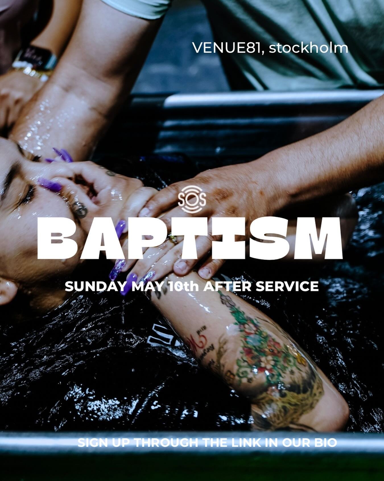 This Sunday!! 💦🤍 A celebration of new life, bold faith, and the goodness of God. There&rsquo;s nothing like watching lives changed and hearts made new. 

Sign up through the link in our bio! 🧷🌟