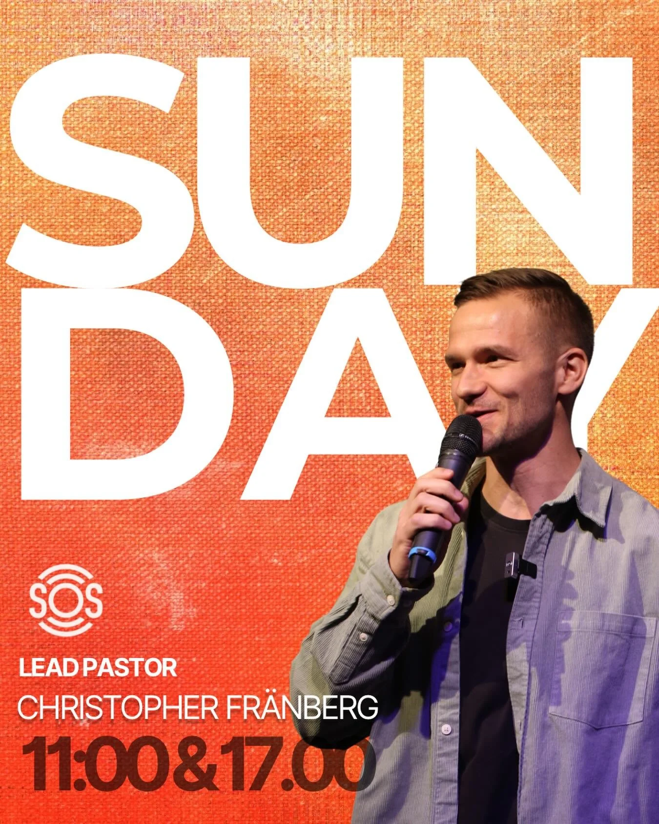 TOMORROW! We have no other than our own Lead Pastor Christopher Fr&auml;nberg with an awesome message waiting for you! 

Come expectant as we kick off this Pentecost Sunday together ❤️&zwj;🔥🙌🏻