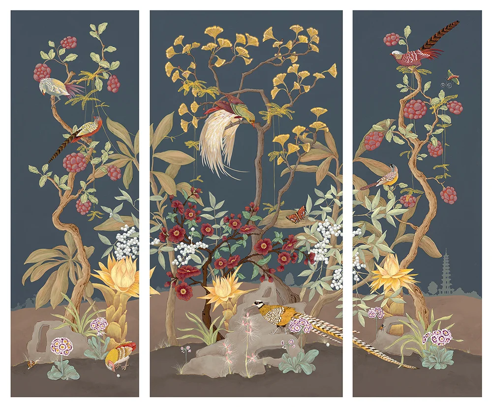 Pheasants and Forest Allison cosmos.jpg