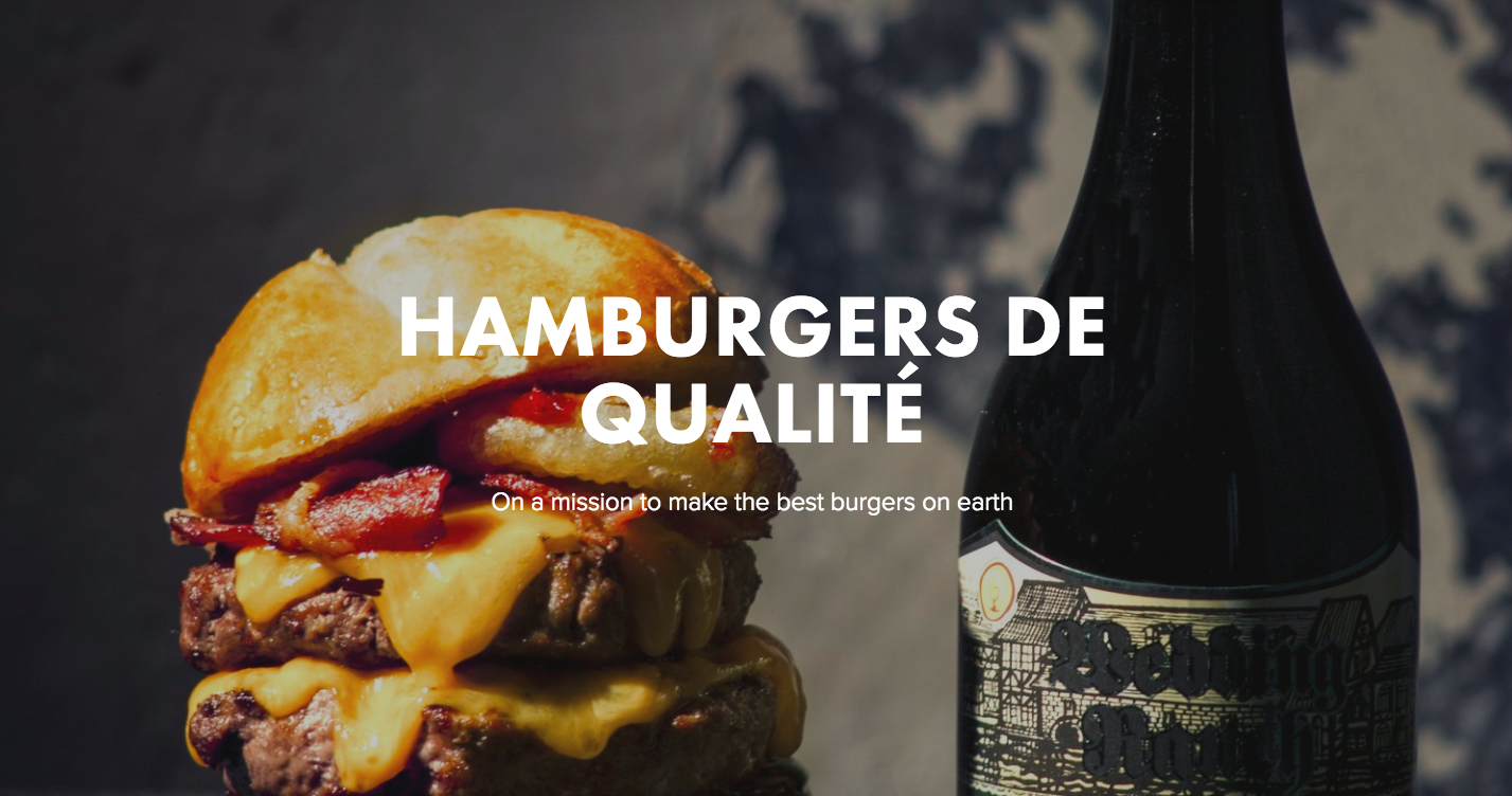 Site du restaurant PNY - Paris New York