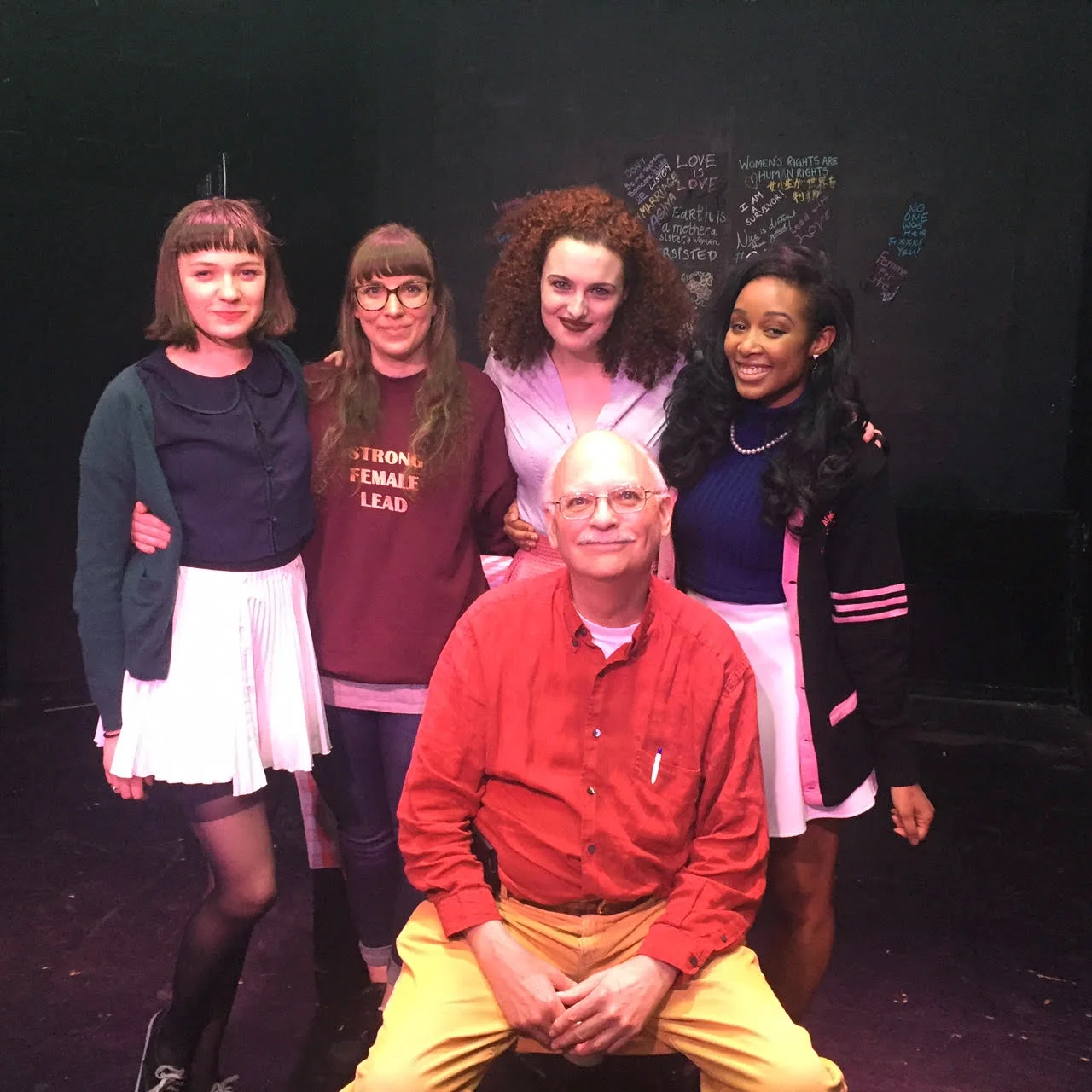 Cast and Writer of The Golden Goose (Left to Right: Brigitte Willamson, Devan Gallagher, Devin Dunne, Peighton Bryant, Scot Walker)