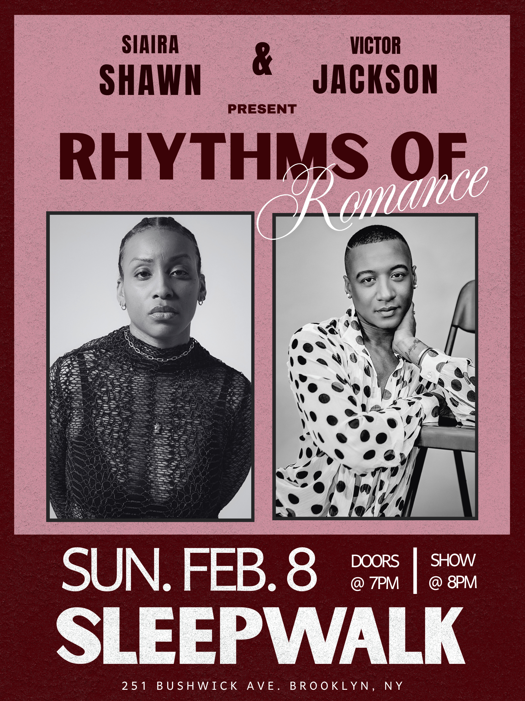 Siaira Shawn &amp; Victor Jackson present Rhythms of Romance