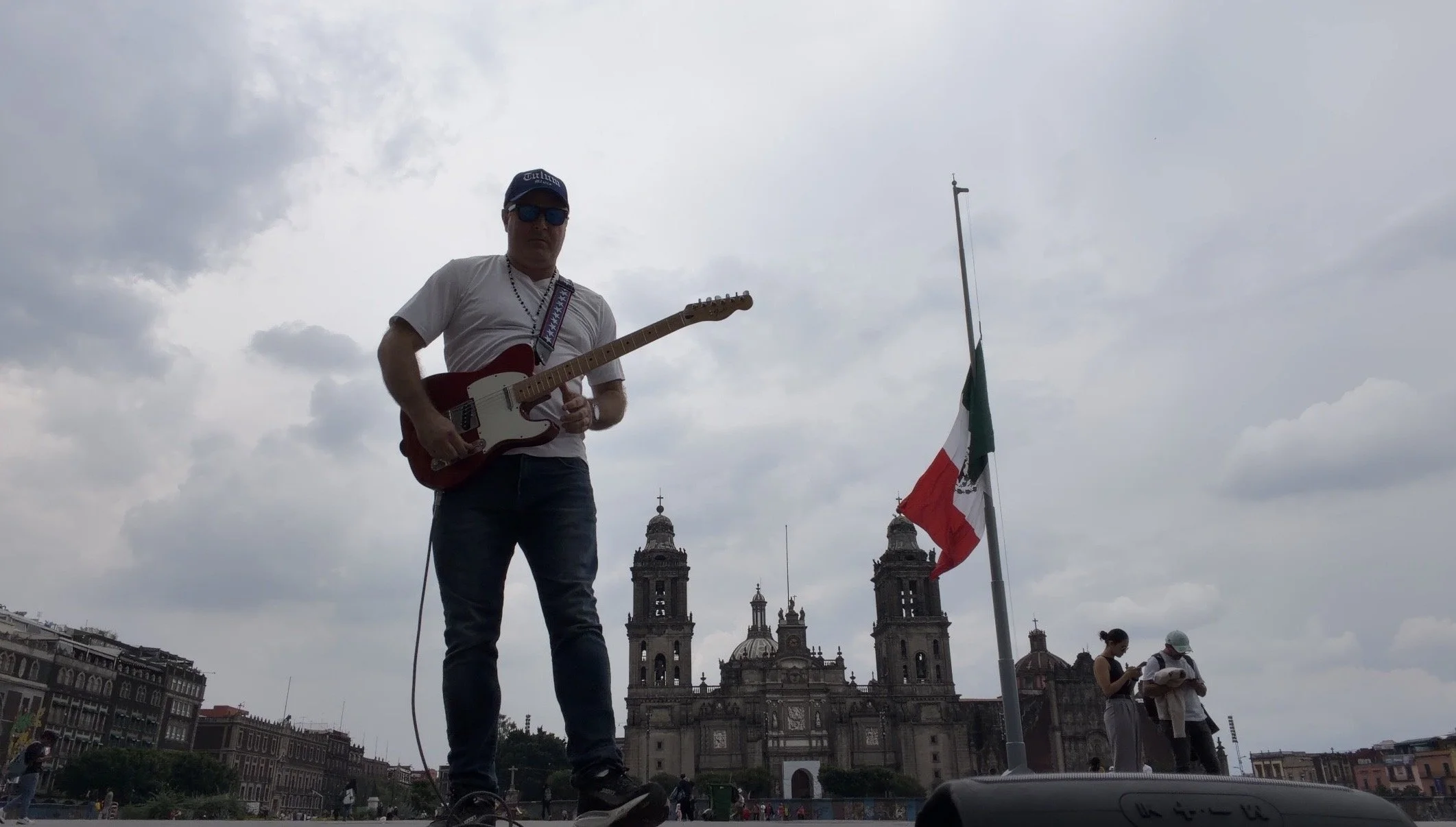 Mr. Blue Shoes Zocalo
