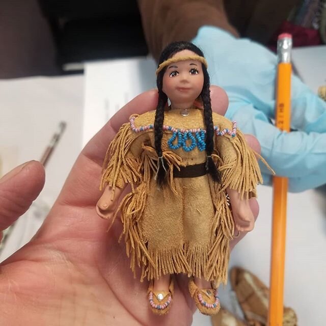 We're really loving going through our collection in such a detailed way. These dolls, cradleboards, and a doll for a doll are some our recent favorites. 
#miniatures #tinythings #museumfromhome #volunteerfavorites
