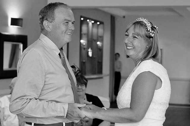 The happy couple #brideandgroom #weddingday #blackandwhitephotography #rainraingoaway #thepipas2018