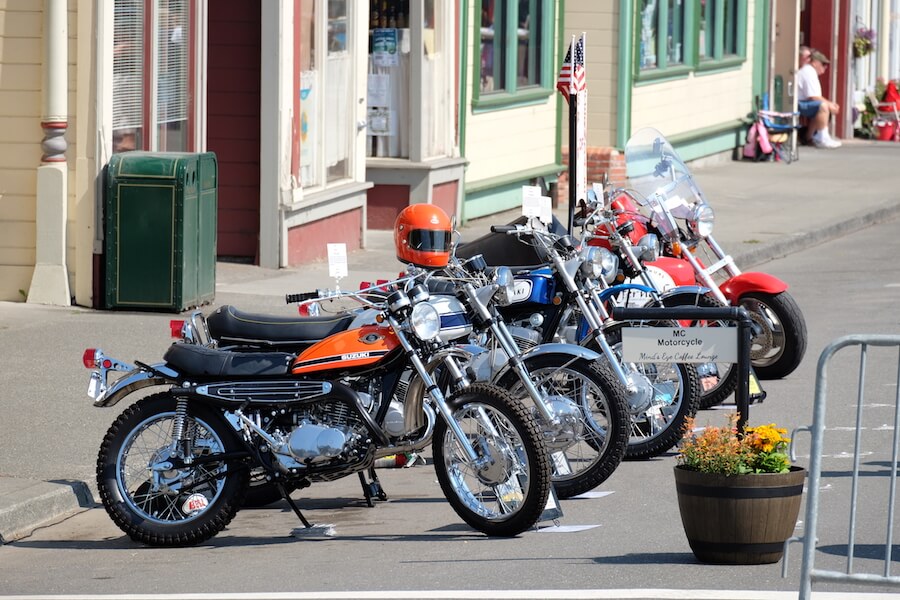 Classic Motorcycles at Ferndale Concours on Main Historic Ferndale CA Car Show.jpg