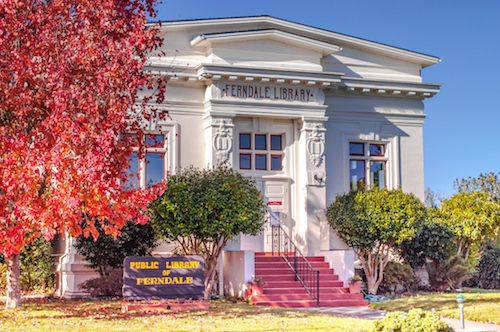 Ferndale Library in Fall Ferndale California.jpeg