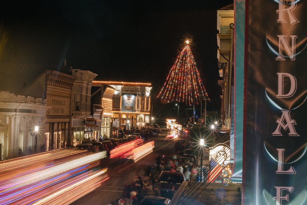 Ferndale's Lighted Christmas Tree