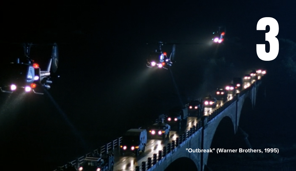  Fernbridge in "Outbreak" (Warner Brothers, 1995). 