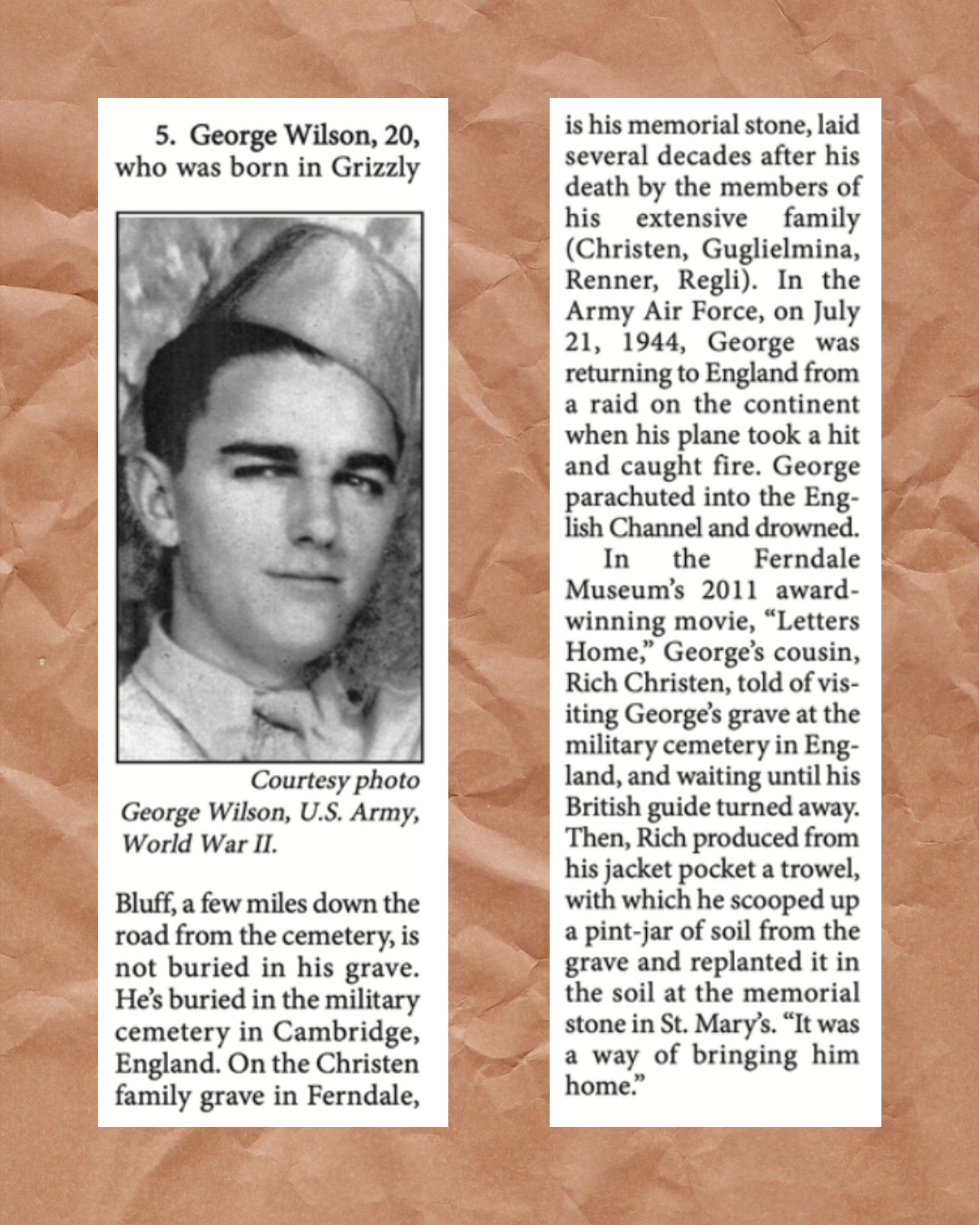 George Wilson's story
