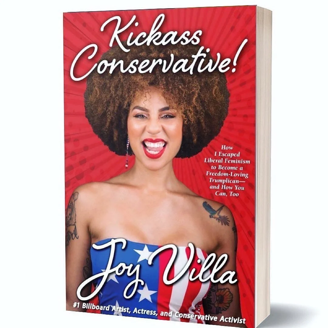 #joytribe MY NEW BOOK #kickassconservative!
Get 20% OFF by signing up for my newsletter, ✅ www.joyvilla.com

🇺🇸❤️🇺🇸I put my heart, sweat &amp; tears into this book to teach you how I escaped liberal feminism to become a freedom loving Trumplican,
