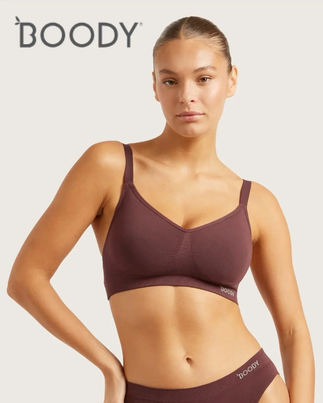 New Color Just In! BOODY T-Shirt Bra In Mulberry.