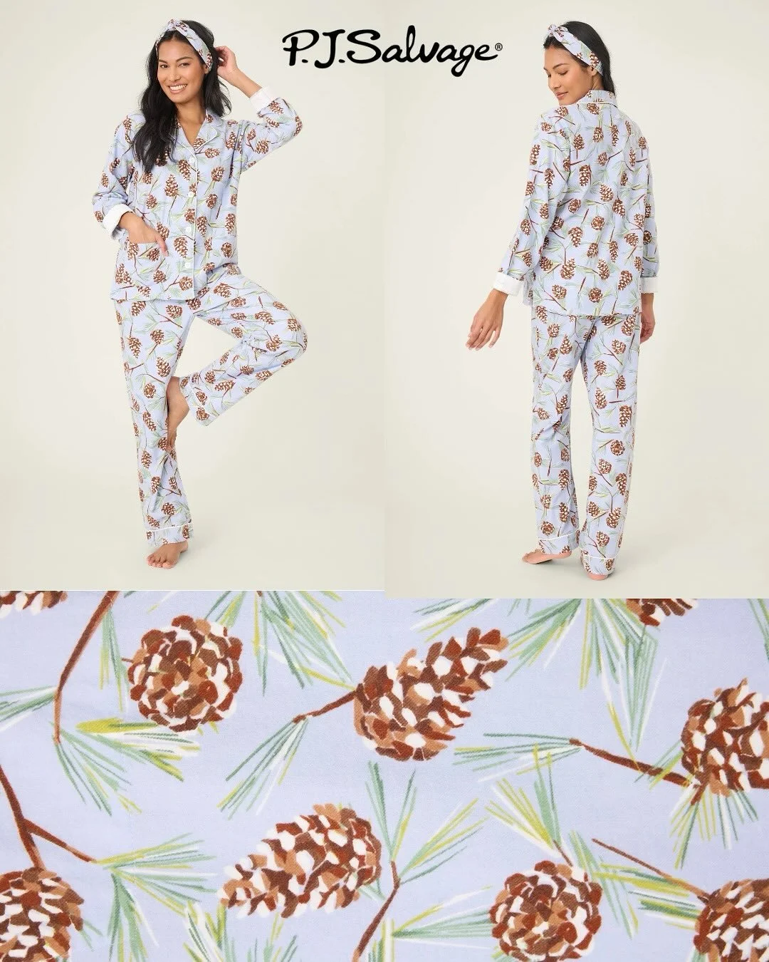 P.J. Salvage - Flannel PJ Set In Feelin’ Pine.